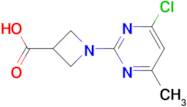 1-(4-Chloro-6-methyl-pyrimidin-2-yl)-azetidine-3-carboxylic acid