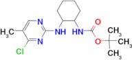 [2-(4-Chloro-5-methyl-pyrimidin-2-ylamino)-cyclohexyl]-carbamic acid tert-butyl ester