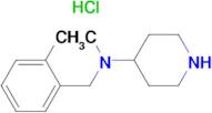 Methyl-(2-methyl-benzyl)-piperidin-4-yl-amine hydrochloride