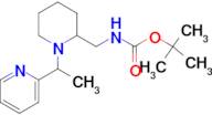 [1-(1-Pyridin-2-yl-ethyl)-piperidin-2-ylmethyl]-carbamic acid tert-butyl ester
