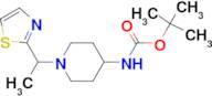 [1-(1-Thiazol-2-yl-ethyl)-piperidin-4-yl]-carbamic acid tert-butyl ester