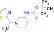 [1-(1-Thiazol-2-yl-ethyl)-piperidin-3-yl]-carbamic acid tert-butyl ester