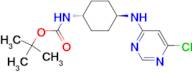 (1R,4R)-[4-(6-Chloro-pyrimidin-4-ylamino)-cyclohexyl]-carbamic acid tert-butyl ester