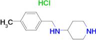 (4-Methyl-benzyl)-piperidin-4-yl-amine hydrochloride