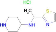 Piperidin-4-yl-(1-thiazol-2-yl-ethyl)-amine hydrochloride