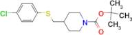 4-(4-Chloro-phenylsulfanylmethyl)-piperidine-1-carboxylic acid tert-butyl ester