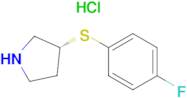 (R)-3-(4-Fluoro-phenylsulfanyl)-pyrrolidine hydrochloride