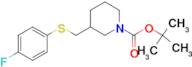 3-(4-Fluoro-phenylsulfanylmethyl)-piperidine-1-carboxylic acid tert-butyl ester