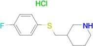 3-(4-Fluoro-phenylsulfanylmethyl)-piperidine hydrochloride