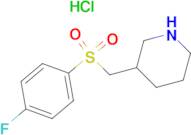 3-(4-Fluoro-benzenesulfonylmethyl)-piperidine hydrochloride