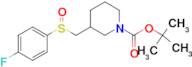 3-(4-Fluoro-benzenesulfinylmethyl)-piperidine-1-carboxylic acid tert-butyl ester