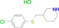 3-(4-Chloro-phenylsulfanylmethyl)-piperidine hydrochloride