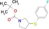 (S)-3-(4-Fluoro-phenylsulfanyl)-pyrrolidine-1-carboxylic acid tert-butyl ester