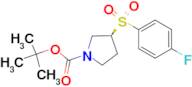 (S)-3-(4-Fluoro-benzenesulfonyl)-pyrrolidine-1-carboxylic acid tert-butyl ester