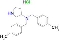 Bis-(4-methyl-benzyl)-pyrrolidin-3-yl-amine hydrochloride