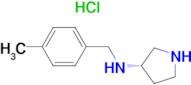 (4-Methyl-benzyl)-(S)-pyrrolidin-3-yl-amine hydrochloride