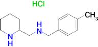 (4-Methyl-benzyl)-piperidin-2-ylmethyl-amine hydrochloride