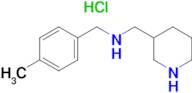 (4-Methyl-benzyl)-piperidin-3-ylmethyl-amine hydrochloride