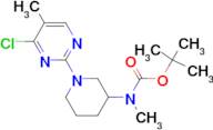 [1-(4-Chloro-5-methyl-pyrimidin-2-yl)-piperidin-3-yl]-methyl-carbamic acid tert-butyl ester