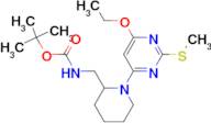 [1-(6-Ethoxy-2-methylsulfanyl-pyrimidin-4-yl)-piperidin-2-ylmethyl]-carbamic acid tert-butyl ester