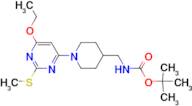 [1-(6-Ethoxy-2-methylsulfanyl-pyrimidin-4-yl)-piperidin-4-ylmethyl]-carbamic acid tert-butyl ester