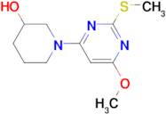 1-(6-Methoxy-2-methylsulfanyl-pyrimidin-4-yl)-piperidin-3-ol