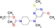 4-[(6-Methoxy-2-methylsulfanyl-pyrimidin-4-yl)-methyl-amino]-piperidine-1-carboxylic acid tert-b...