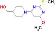 [1-(6-Methoxy-2-methylsulfanyl-pyrimidin-4-yl)-piperidin-4-yl]-methanol