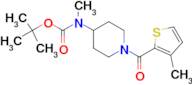 Methyl-[1-(3-methyl-thiophene-2-carbonyl)-piperidin-4-yl]-carbamic acid tert-butyl ester