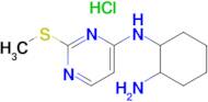 N-(2-Methylsulfanyl-pyrimidin-4-yl)-cyclohexane-1,2-diamine hydrochloride