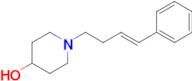 1-((E)-4-Phenyl-but-3-enyl)-piperidin-4-ol