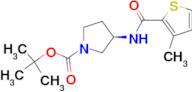 (R)-3-[(3-Methyl-thiophene-2-carbonyl)-amino]-pyrrolidine-1-carboxylic acid tert-butyl ester