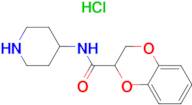 2,3-Dihydro-benzo[1,4]dioxine-2-carboxylic acid piperidin-4-ylamide hydrochloride