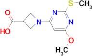 1-(6-Methoxy-2-methylsulfanyl-pyrimidin-4-yl)-azetidine-3-carboxylic acid