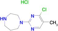 1-(4-Chloro-5-methyl-pyrimidin-2-yl)-[1,4]diazepane hydrochloride