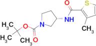 (S)-3-[(3-Methyl-thiophene-2-carbonyl)-amino]-pyrrolidine-1-carboxylic acid tert-butyl ester