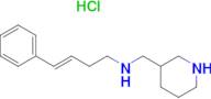 ((E)-4-Phenyl-but-3-enyl)-piperidin-3-ylmethyl-amine hydrochloride