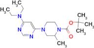 4-(6-Diethylamino-pyrimidin-4-yl)-2-methyl-piperazine-1-carboxylic acid tert-butyl ester