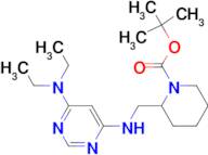 2-[(6-Diethylamino-pyrimidin-4-ylamino)-methyl]-piperidine-1-carboxylic acid tert-butyl ester