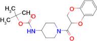 [1-(2,3-Dihydro-benzo[1,4]dioxine-2-carbonyl)-piperidin-4-yl]-carbamic acid tert-butyl ester