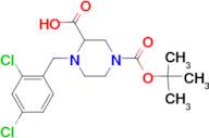 4-(2,4-Dichloro-benzyl)-piperazine-1,3-dicarboxylic acid 1-tert-butyl ester