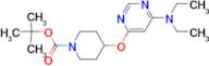 4-(6-Diethylamino-pyrimidin-4-yloxy)-piperidine-1-carboxylic acid tert-butyl ester