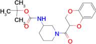 [1-(2,3-Dihydro-benzo[1,4]dioxine-2-carbonyl)-piperidin-3-yl]-carbamic acid tert-butyl ester