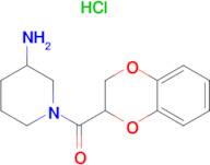 (3-Amino-piperidin-1-yl)-(2,3-dihydro-benzo[1,4]dioxin-2-yl)-methanone hydrochloride