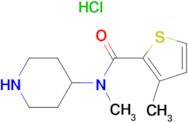 3-Methyl-thiophene-2-carboxylic acid methyl-piperidin-4-yl-amide hydrochloride