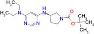 (R)-3-(6-Diethylamino-pyrimidin-4-ylamino)-pyrrolidine-1-carboxylic acid tert-butyl ester