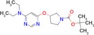 (S)-3-(6-Diethylamino-pyrimidin-4-yloxy)-pyrrolidine-1-carboxylic acid tert-butyl ester