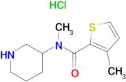 3-Methyl-thiophene-2-carboxylic acid methyl-piperidin-3-yl-amide hydrochloride