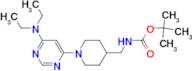 [1-(6-Diethylamino-pyrimidin-4-yl)-piperidin-4-ylmethyl]-carbamic acid tert-butyl ester