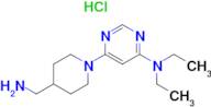 [6-(4-Aminomethyl-piperidin-1-yl)-pyrimidin-4-yl]-diethyl-amine hydrochloride